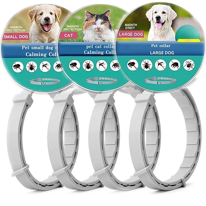 2pcs Adjustable Pet Collar For Dogs Cats,Soft Comfort Protective Neck Ring,Outdoor Pet Supplies For Small Medium Large Pets(38CM-Dog)