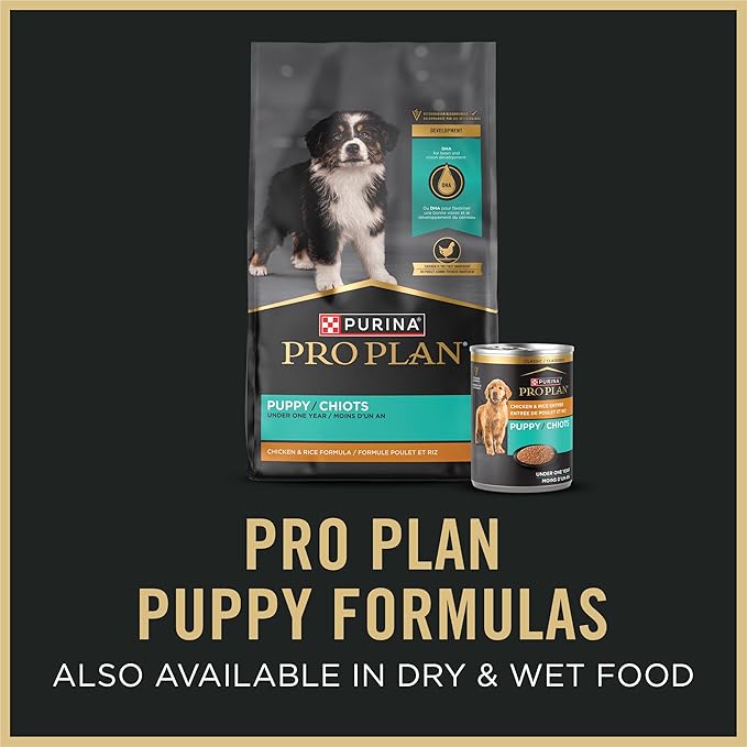 Purina Pro Plan Puppy Food Starter Mousse Chicken Entree Wet Dog Food - 5.5 Ounce (Pack of 24)
