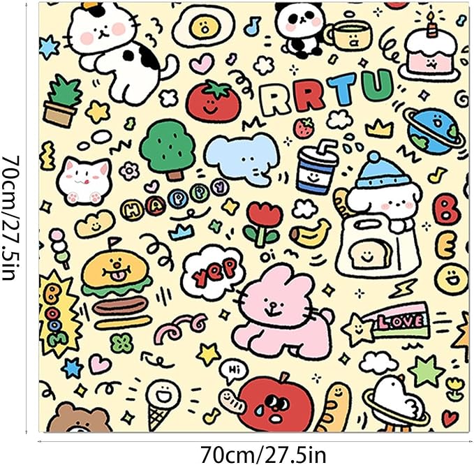 Cat Grooming Wrap Adherent - Adhesive Anti-Bite Fabric Swaddle Cat Wrap, Adhesive Wrap for Grooming Cats, Screen Cleaning Cloth Cat Claw Care Adherent Restraint Wrap for Pet Shelter, Home