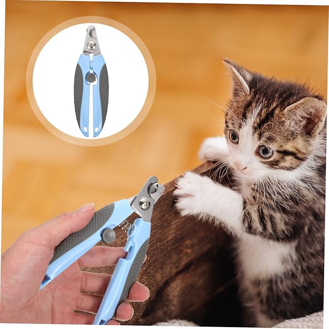 Convenient Cat Clipper Portable Nail Cutter for Cats and Dogs Non- Handle Half-Moon Design for Easy Trimming Pet Accessory for Safe Grooming