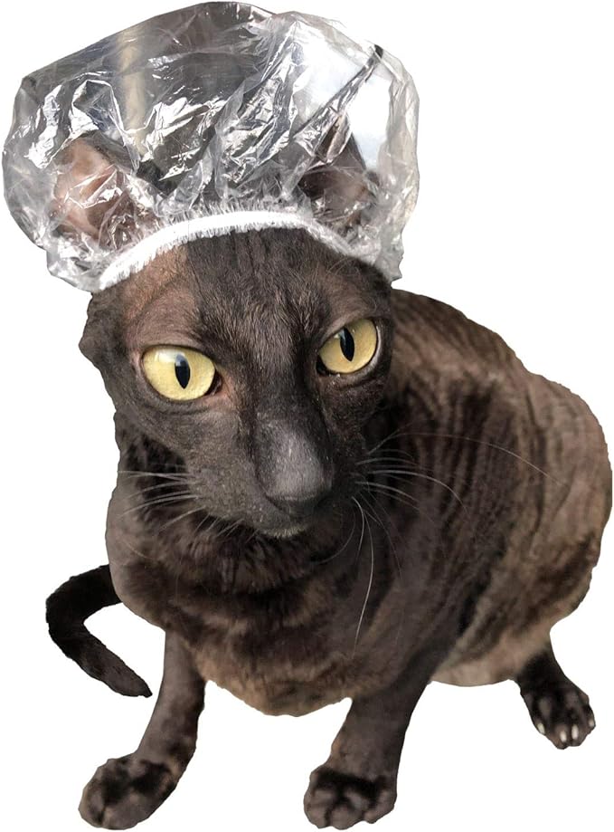 Shower Caps for Sphynx Cats and Small Pets 20pcs