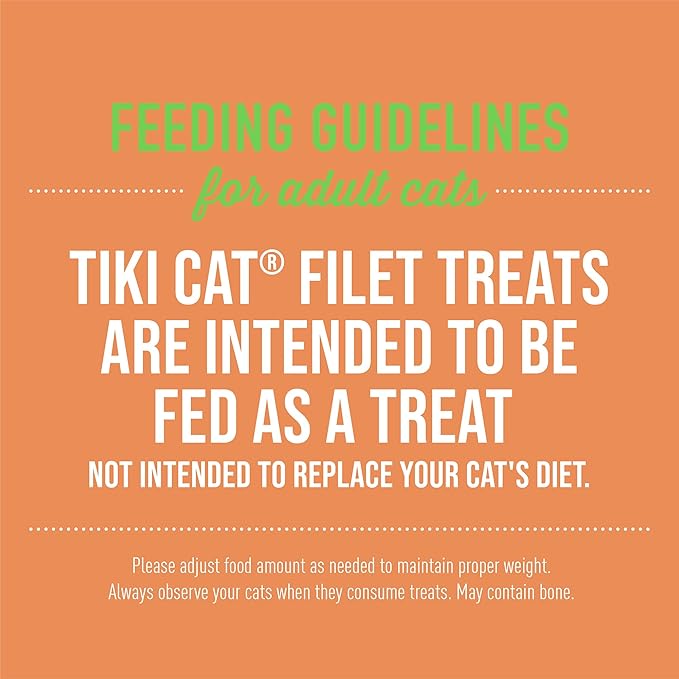 Tiki Cat Filet, All Natural Wild Caught Salmon, Single Ingredient High Moisture Non-GMO Wet Cat Food Topper, for All Life Stages, 1 oz. Pouch (Pack of 12)