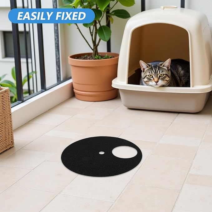 4pcs Dog Nail Care Replacement Sandpaper Pads, Adhesive Grit Sandpaper for Pet Scratch Boards, Cat Claw File, Trim & Grooming Supplies Black