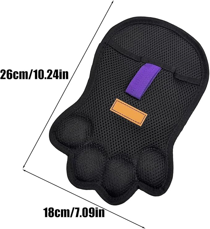 Pet Hair Removal Glove, Reusable Washable Scrubber, Static Hair Removal Mitt for Cats and Dogs, Soft Rubber Massage Bristles, Grooming Tool for Long and Short Coats, Versatile Glove for Carpets