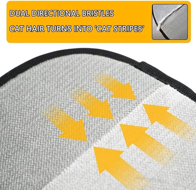 Pet Gloves, Electrostatic Pet Hair Remover Gloves, Reusable Double-Sided Grooming & Cleaning Glove for Cats/Dogs, Furniture, Carpet & Car Seats