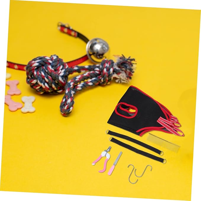Toyvian 1Set Pet Grooming Hammock for Cats Dogs Nail Trimming Harness for Easy Grooming Salon Multi Purpose Grooming Tool for Bathing and Pet Care