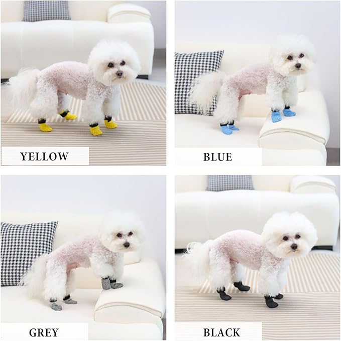 Cat Boots,Dog Boot for Injured Paw,Breathable Mesh Cat Claw Protectors Anti Scratch for Cutting Nails_XL(Blue)