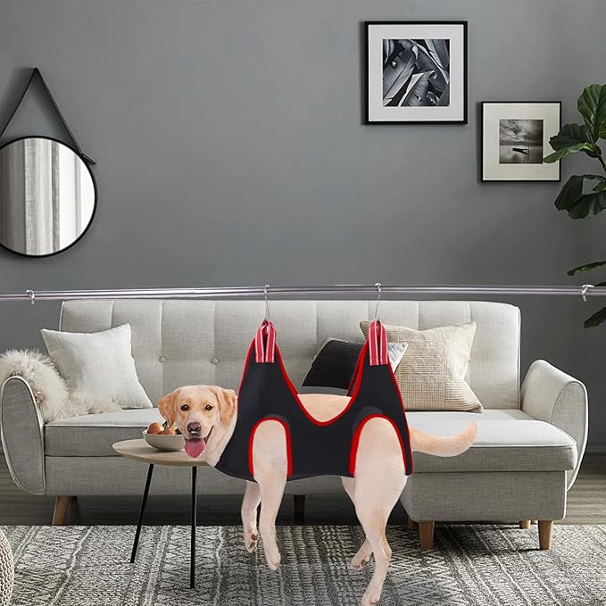 Garneck 1set Pet Nail Trimming Hammock for Cats and Dogs Ergonomic Hanging for Easy Grooming Stabilizes Pets During Nail Care and Medicine Administration Multi-use Grooming Accessory