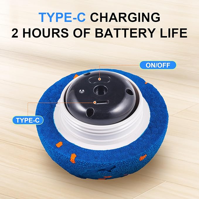 Smart Dog Toy Ball with 2 Interactive Modes, IPX7 Waterproof, USB Rechargeable Auto-Moving Pet Ball, Self Moving Bouncing Dog Ball, Durable Electronic Dog Toy for Active Large Breed Puppies&Dogs