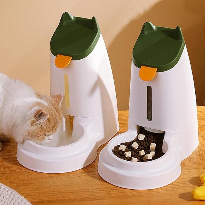 Automatic Pet Dispenser No Sliding Large Capacity Travel Supply Bowl Basin 3.1L for Small Medium Pets Puppy Animals Dog Cats Supplies, Water Dispenser