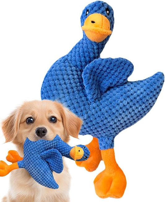 Dog Stuffed Toys - Squeaky Duck Interactive Pet Supplies | Chew with Sound for Puppy Play Small Medium Large Breed Home Travel Daily Outdoor
