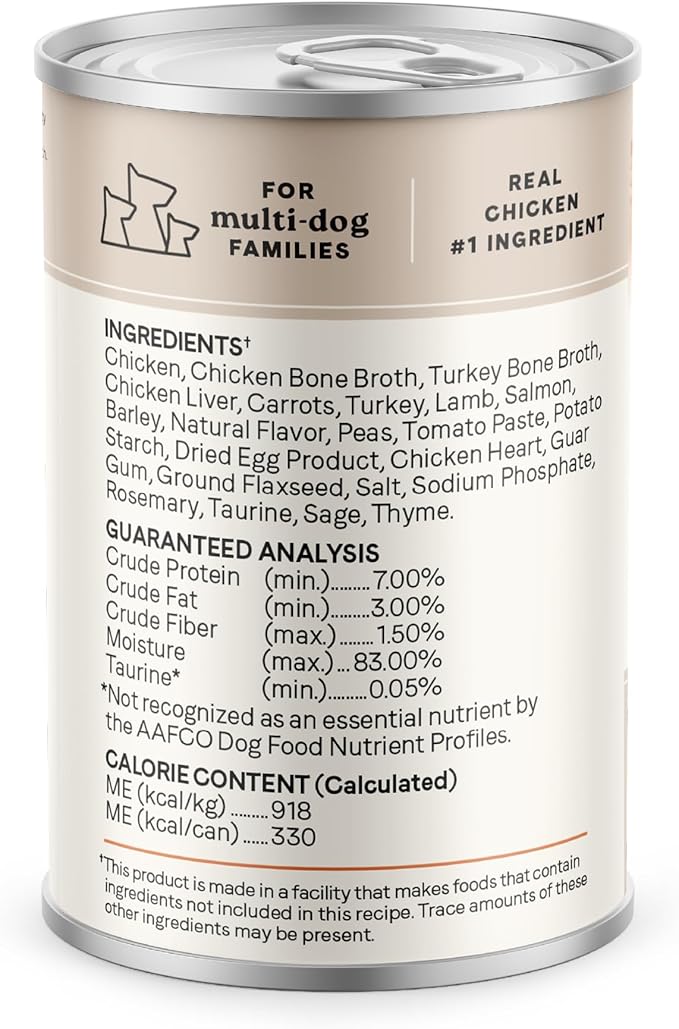 Canidae All Life Stages Wet Dog Food, Chunky Stew Toppers, Multi-Protein & Vegetable Recipe, 12.7 oz. (Case of 6)