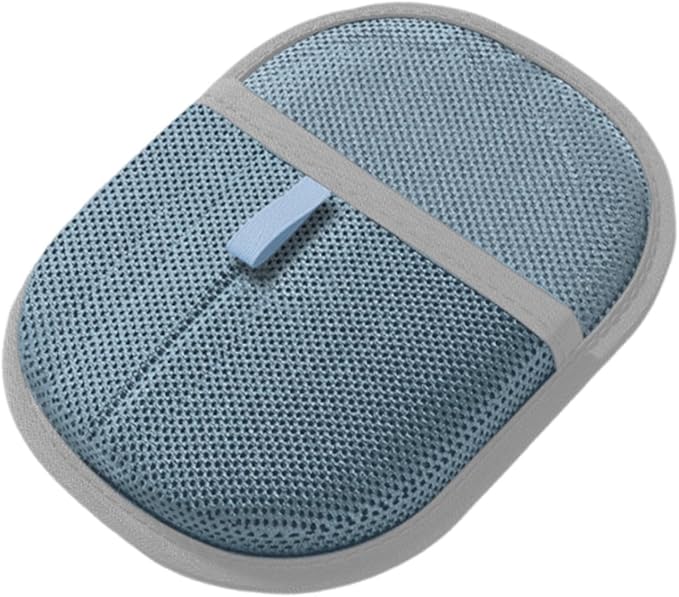 HouseVibe Pet Hair Removal Glove for Cats Dogs Grooming Deshedding Brush Animal Fur Removal Tool for Pet Beds Puppy Clothes Rugs 9.45x6.30 inch- Blue