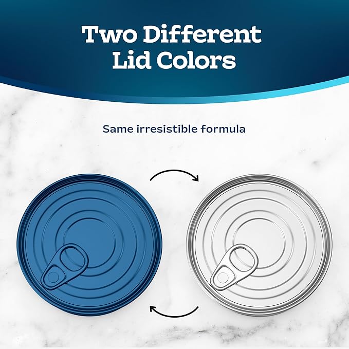 Blue Buffalo Tastefuls Natural Pate Wet Cat Food Variety Pack,Salmon,Chicken,Ocean Fish & Tuna Entrées 3-oz Cans (- 4 of Each Flavor),(Pack of 24)