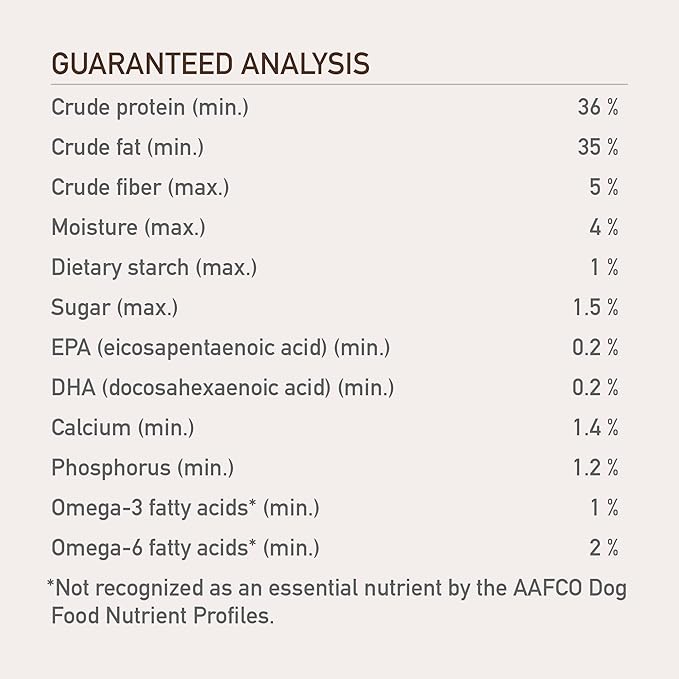 ORIJEN Grain Free High Protein Freeze Dried Dog Food & Topper Regional Red Recipe 6oz Bag