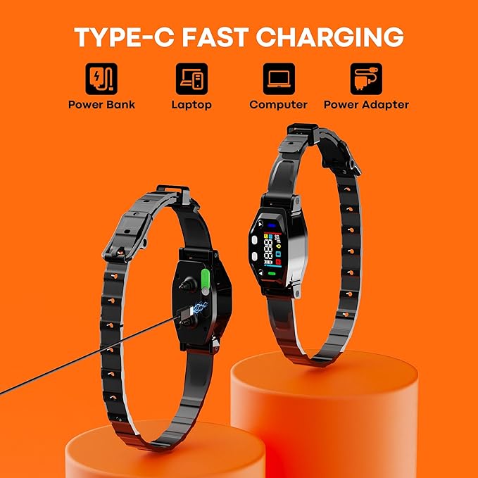 GPS Wireless Dog Fence System: Electric Fence for Dog with 4-Zone Progressive Correction & 3 Modes, 55-6000ft Adjustable Range, Waterproof Rechargeable GPS Dog Collar for Medium Large Dogs Outdoor Use