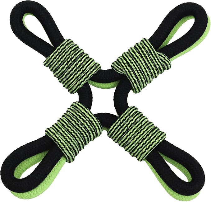 Jolly Pets TIK-Tak-Tugzz Small/Medium X Rope Dog Toy