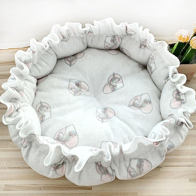 Windproof Warm Pet Bed House Drawstring Design Washable Soft Cushions Kennel for Small Dogs Cats Pet Supplies Dog Sleeping Outside Dog Sleeping Indoor