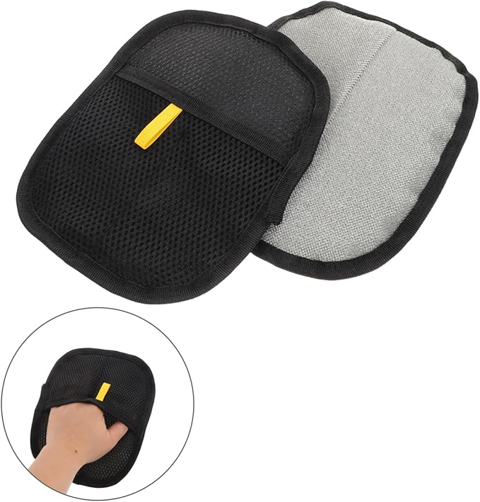 2pcs Pet Hair Removal Gloves Pet Grooming Mitt Pet Dog Cat Grooming Glove Dog Shampoo Brush Grooming Gloves for Cats Cat Mittens Pet Deshedding Glove Dog Washing Gloves Cloth Black