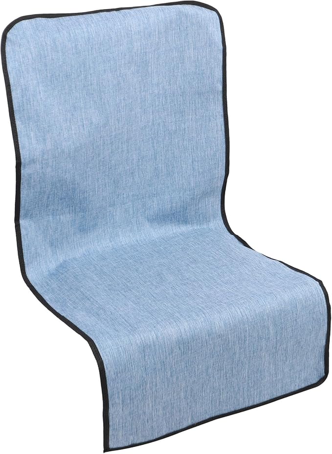 LIOOBO Waterproof Car Seat Cover for Dogs, Car Protector for Pets, Non-Slip Front and Back Seat Pad, Scratch-Resistant Automotive Pet Supply in Light Blue for Travel