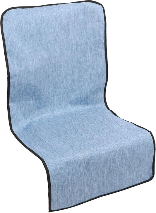 LIOOBO Waterproof Car Seat Cover for Dogs, Car Protector for Pets, Non-Slip Front and Back Seat Pad, Scratch-Resistant Automotive Pet Supply in Light Blue for Travel