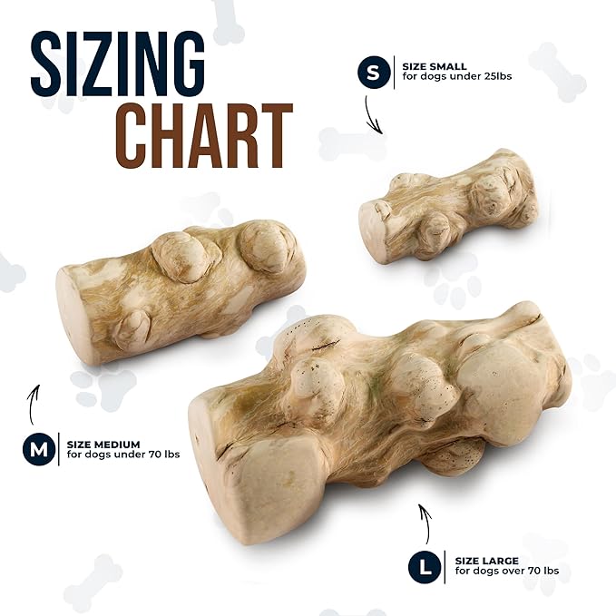 Gorilla Chew Toy Made from Real Coffee Wood - Coffee Wood Dog chew Large for Dog Over 70lbs 100% Natural, Organic Toys - Dog Health, Teeth Cleaning, Relieve Stress