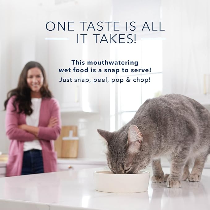 Blue Buffalo Tastefuls Spoonless Singles Natural Wet Cat Food Paté, 2.6-oz Twin-Pack Trays, Salmon Entreé (24 Count)