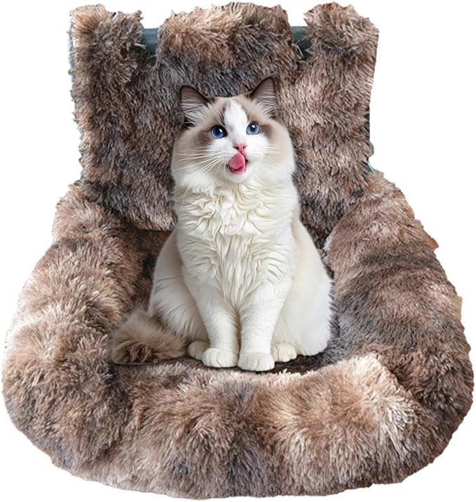 Small Dog Car Seat,Large Cat Car Seat Travel Cushion | Detachable Cushion Pet Supplies for Travel Road Trip Camping Vet Visit Daily Commuting Vacations Adventures