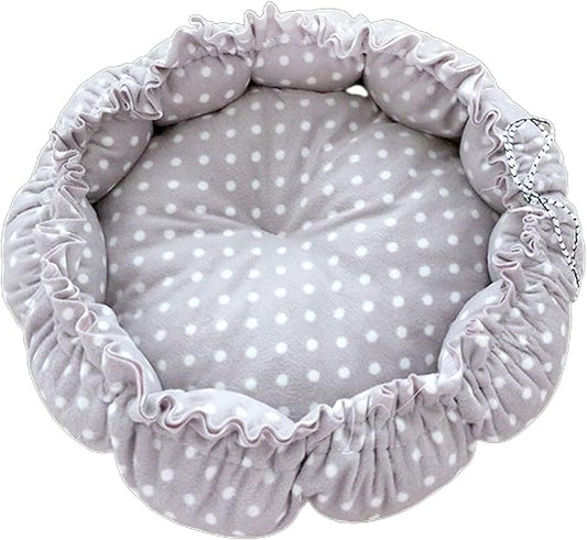Windproof Warm Pet Bed House Drawstring Design Washable Soft Cushions Kennel for Small Dogs Cats Pet Supplies Dog Sleeping Outside Dog Sleeping Indoor