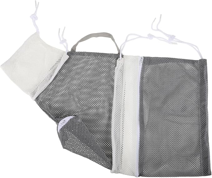 Cat Grooming Bag Adjustable Mesh Bathing Sack for Cats Breathable Design for Grooming Nail Trimming and Cleaning Over Months up to Random Color