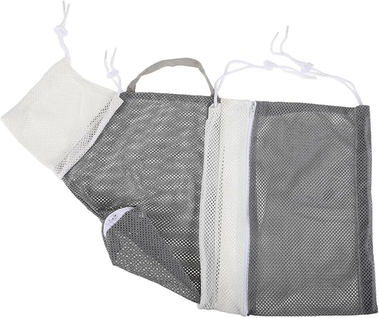Cat Grooming Bag Adjustable Mesh Bathing Sack for Cats Breathable Design for Grooming Nail Trimming and Cleaning Over Months up to Random Color