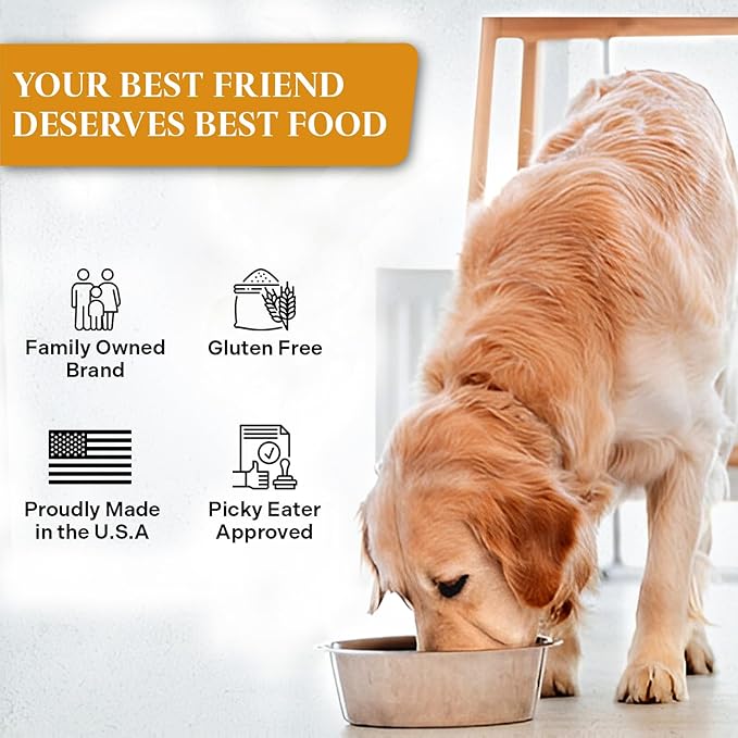 Healthy Dogma - PetMix Dehydrated Dog Food - Beef Dinner - Raw Food - Gluten Free, Clean Ingredient Food - No Preservatives, Homemade Dog Food Beef Recipe (2 lbs)