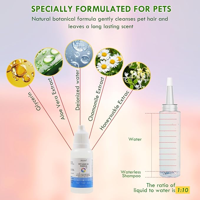 4 in 1 Cat Steam Brush, Self-Cleaning Pet Steam Brush with 2 Water Spray Modes, Large Capacity Tank, Steaming Dog Brush for Shedding,Massaging,Cleaning,Grooming