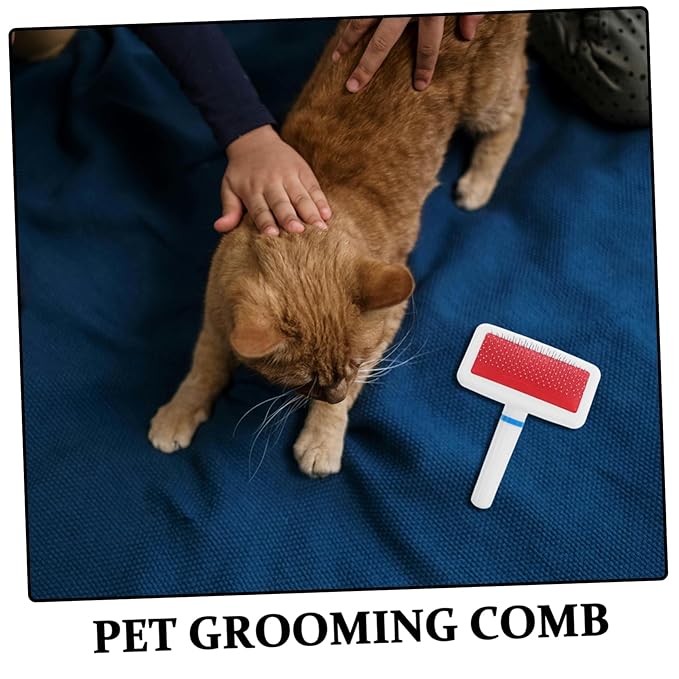 Balacoo 5pcs Professional Pet Grooming Comb for Dogs and Cats Skin Friendly Effortless Mat and Tangle Removal for Long Hair Breeds Like Poodles and Doodles
