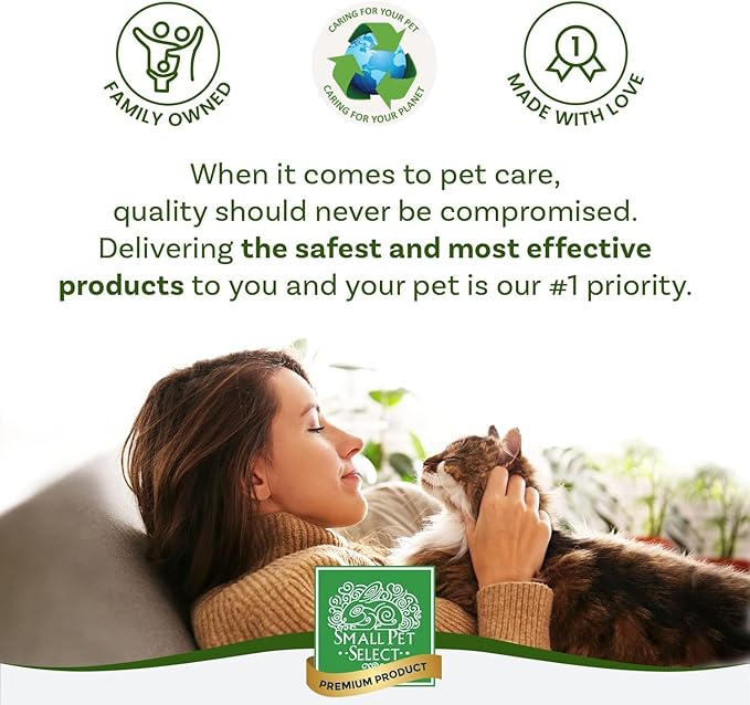 Small Pet Select Pelleted Pine Cat Litter, Kitty Litter, Non Clumping Pellets for Cats, for Use with Sifting Litter Box, Non Tracking, Low Dust, Made in USA, 20lb
