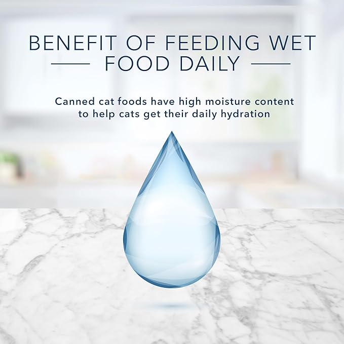 Blue Buffalo Tastefuls Natural Pate Wet Cat Food Variety Pack,Salmon,Chicken,Ocean Fish & Tuna Entrées 3-oz Cans (- 4 of Each Flavor),(Pack of 24)