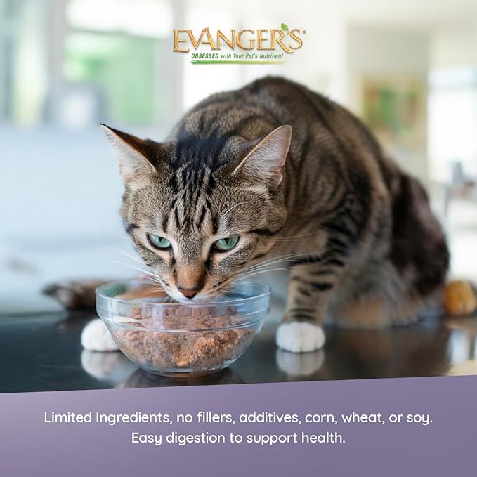 Evanger's Heritage Classics Chicken Lickin’ for Cats – 24 Count, 5.5 oz Each – Market Fresh Chicken, Grain Free, Limited Ingredients, Traditional Loaf Style