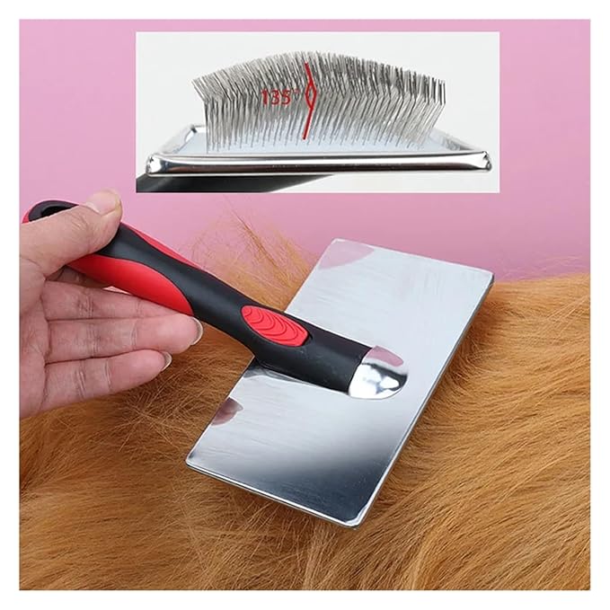 Needle Comb for Dog Cat Hair Removal, Pet Fur Trimming Brush, Grooming Massage Tool, Cleaning Supplies for Shedding(25mm)