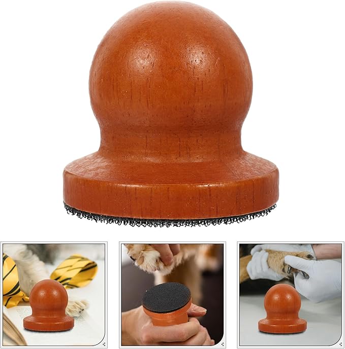 Homoyoyo Dog Nail File and Scratching Board Set Portable Small Wood Nail File for Pet Toenail Care Safe Trimmer Tool Kit for Dogs and Puppies Grooming Claw Care Supplies for Home Use