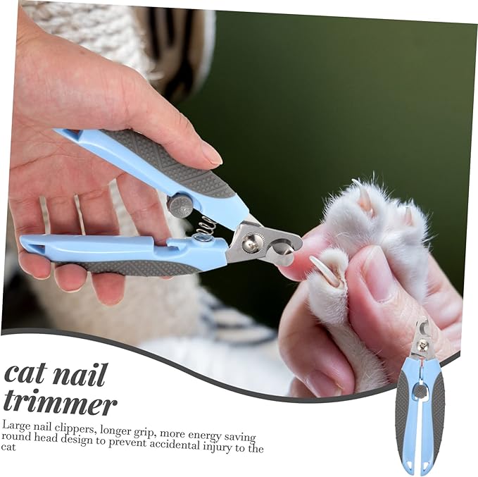 Happyyami Cat Nail Clippers Pet Nail Pet Grooming Clippers Cat Nail Trimmer Cat Clipper Cat Nail Scissors Cat Claw Trimmer Nails Dog Clippers Portable Dog Clipper Abs The Cat Dog Supplies