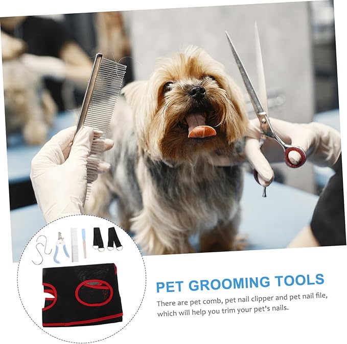 BESPORTBLE Nail Trimming Hammock for Pets Hanging Harness -Move Pet Shop Use Easy to Use Random