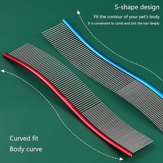 Hair Brush Comb for Shedding Furs Grooming Dog Remover Massage Messfree Pet Supplies Grooming Brush