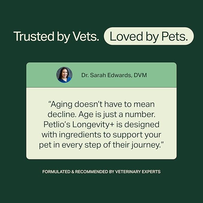 Longevity+ Cat Health Supplement - Immune Support, Muscle Strength, and Respiratory Health - 90 Servings
