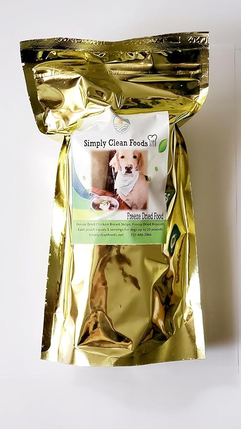 Freeze Chicken and Broccoli Pet Food - Non-GMO - Made in USA