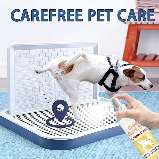 Dog Training Spray – 100ml Fast Action Supplies for Pets, Training Spray for Dogs that Urinate and Defeque | Indoor Home Apartment Patio Garden Lawn Bathroom
