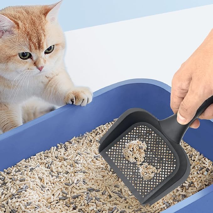Pet Feces Shovel Hollow Washable Litter Poop Separator Bathroom Thickened Cat Litters Shovel with Hole for Pet Poop