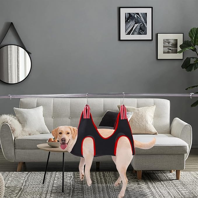 Totority 1set Grooming Hammock Pet Nail Trimming for Small to Medium Pets Breathable and Washable Design Convenient for Home Shop Use