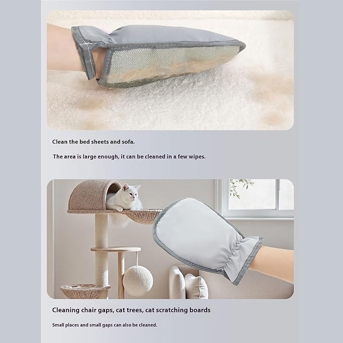 Static Pet Hair Remover Gloves Washable Grooming Brush for Dogs Cats Reusable Tool for Sofa Carpet Home Dog Grooming Mitt