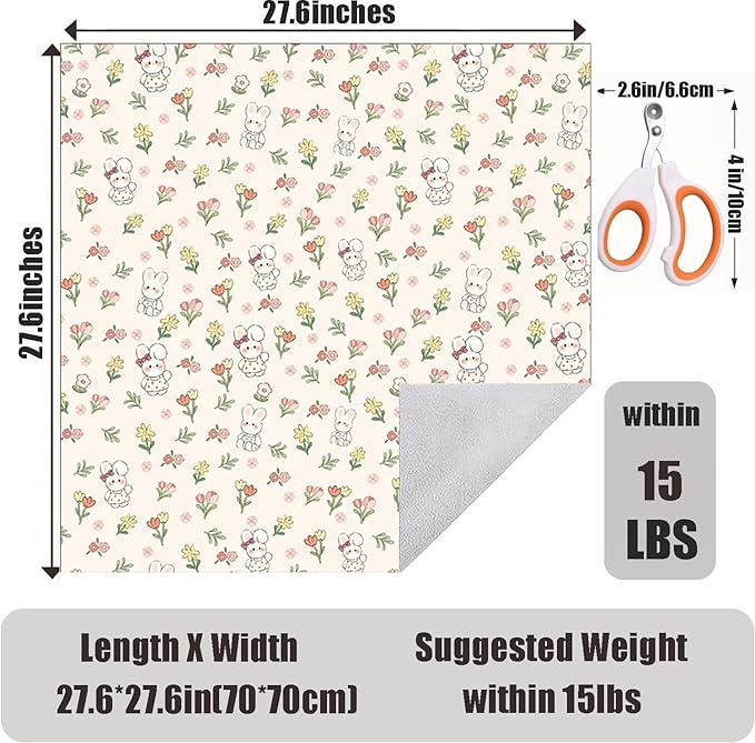 27.6‘’ Cat Grooming Wrap Cat Wrap for Cutting Nails Cat Restraint for Nail Clipping Cat Swaddle Wrap Cat Burrito Wrap Anti-Scratch Anti-Escape Multifunctional Pet Tool - Nail Clipper Included