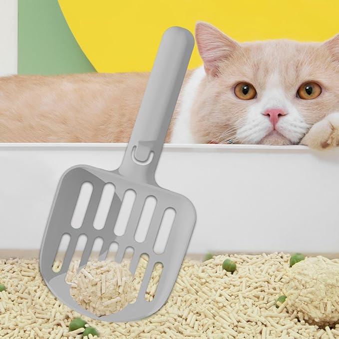 Litter Scoop - Cat Poop Scooper, Durable Cat Poop Scoop | Non-Stick Litter Shovel, Cat Litter Training Tool for Effortless Cleanup and Waste Removal in Litter Box or Toilet Area
